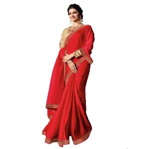 Ropa étnica Encaje Frontera Festival Desgaste Sari Piedra Trabajo Sari Fiesta Desgaste Boda Señoras Mujeres Desgaste Precio al por mayor Sari Fashon Alphanumero - Product Image 3