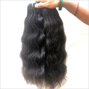 Extensiones de Cabello Humano Virgen Indio Remy Rizado con Doble Trama a Máquina - Product Image 1