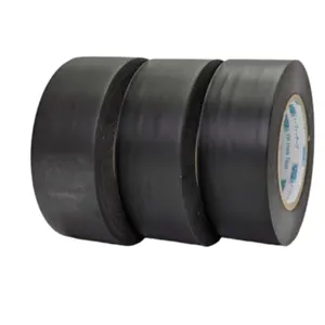 High Quality Rubber Based Adhesives Black Construction Protection PVC Tape With Self Adhesive Feature