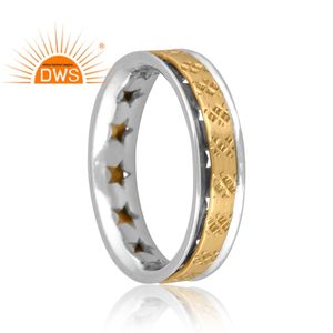 Anillo Giratorio Unisex de Plata de Ley Fina, Diseño Artesanal, Fabricante de Joyería Hecha a Mano - Product Image 4