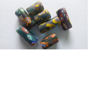 Cuentas de vidrio millefiori hechas a medida para tiendas de cuentas y diseñadores de joyas disponibles en patrones multicolores para reventa - Product Image 1