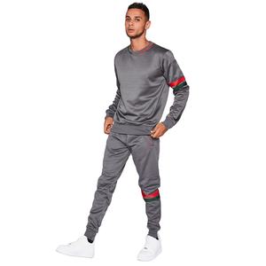 Sweat-shirt d'hiver à col rond avec logo personnalisé OEM 100% polyester jogger survêtement unisexe uni pour l'entraînement de gymnastique ensemble de 2 pièces - Product Image 1