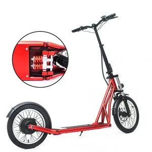 Factory directly promotion 16 inch 2 wheel 500W electric kick scooters