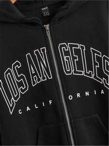 Trendy Fashion Style Custom Winter Design Zipper <b>up</b> Blank Full <b>Zip</b> <b>up</b> Face <b>Hoodie</b> Wholesale - Product Image 4