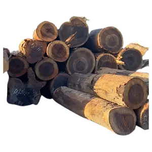 Black Hyeua Wooden Log Mozambique Logs High Quality Amozambique wood Round Wooden Hard Teak Timber Log