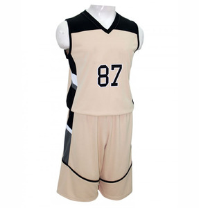 Chemise de basket-ball noir pur Singlet maillot imprimé étoile personnalisé unisexe blanc ensemble OEM Anti-uniforme Logo grande taille 100% Polyester - Product Image 6