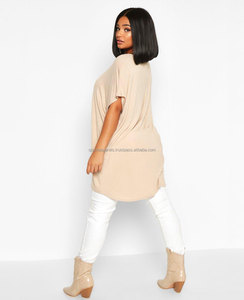 T-shirt graphique surdimensionné 100 % coton pour femme, marque privée, vêtements décontractés grande taille, étiquettes tissées personnalisées en usine - Product Image 3