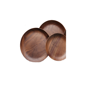 Assiette de service en bois au design classique, de qualité supérieure, taille personnalisée, fabriquée en Inde. - Product Image 3