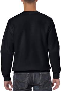 Sweat-shirt de sport à manches longues et fermeture éclair avec logo personnalisé pour hommes vêtements d'entraînement d'hiver à motif solide - Product Image 5