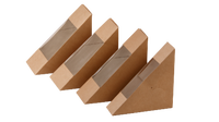 Boîte de boulangerie marron personnalisée avec fenêtre, boîtes d'emballage cadeaux en carton blanc écologique pour pâtisserie, biscuits et gâteaux, pièces