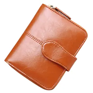 Última moda Cartera de diseñador mujeres precio de fábrica calidad espléndida mini slim de piel de vaca de cuero Vintage fabricación