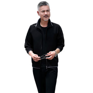 Ensemble de survêtement de sport décontracté pour homme, respirant, grande taille, confortable, ensemble de jogging 2 pièces avec capuche pour les sports d'hiver - Product Image 5