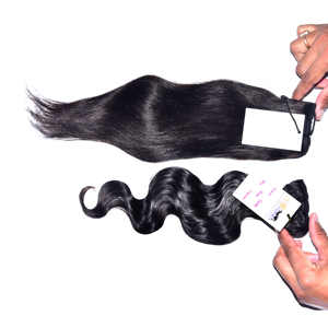 Extensión de cabello humano liso, paquete de cabello indio sin procesar, extensión de cabello Natural Remy, vendedor de cabello sin procesar - Product Image 6