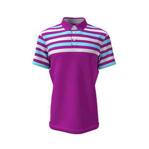 Polo de solapa de golf para hombre liso de alta calidad con diseño personalizado al por mayor para hombre deportivo informal elegante bordado - Product Image 4