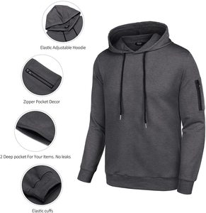 Conjunto Deportivo Informal de Otoño con Forro Polar de Diseño 2 en 1 Transpirable, Conjuntos Deportivos de Algodón Unisex para Hombre con Capucha - Product Image 1