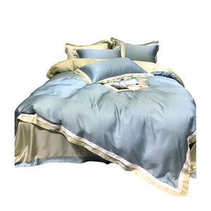 ชุดผ้า100TC ไมโครไฟเบอร์4ชิ้นสไตล์แฟชั่นสีพื้นสำหรับใช้ในบ้านและกำหนดขนาดได้เอง - Product Image 6