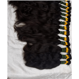 Cabello Humano Virgen Peruano Liso Sin Procesar de un Solo Donante con Cutícula Alineada, Cabello Humano Virgen de Templo Indio - Product Image 4