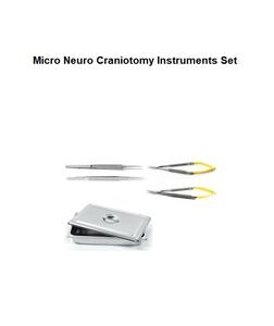 Juego de Instrumentos de Microneurocraniotomía, Instrumentos de Craniotomía Espinal, Acero de Calidad Alemana, Certificado CE - Product Image 2