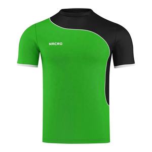 เสื้อฟุตบอลอย่างเป็นทางการโพลีเอสเตอร์ 100% เสื้อระบายอากาศพร้อมคุณสมบัติป้องกันริ้วรอยต่อต้านการหดตัวต่อต้านริ้วรอย - Product Image 1