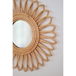 ขายส่งกระจกหวายกลีบดอกไม้ตกแต่งบ้านจากเวียดนาม - Product Image 4