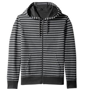 Sudadera con capucha para hombre, con cremallera, efecto tie-dye, tejido French Terry, con franjas de felpa, estilo esencial, manga larga. - Product Image 1