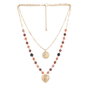 Nueva llegada 2024 moda minimalista redondo disco moneda cadena COLLAR COLGANTE delicado lentejuelas múltiples capas collares mujeres - Product Image 2