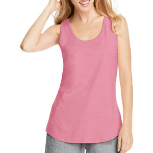 Women's Workout Tank Top for Fitness Gym Singlet with Button <b>Decoration</b> and <b>Ribbons</b> - Product Image 2