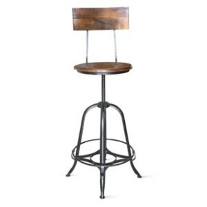 Mobilier moderne rond en bois massif avec chaises en métal Nouveaux tabourets de bar Tables Chaises pour salon Hôtels Gymnase Écoles-Utilisation extérieure - Product Image 3