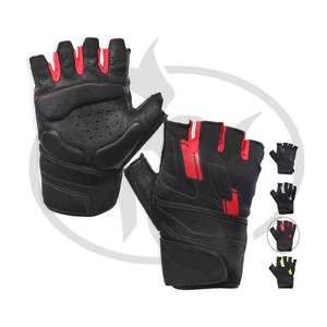 Guantes de Gimnasio Personalizados al por Mayor, sin Dedos, de PU, Cómodos, para Levantamiento de Pesas - Product Image 5