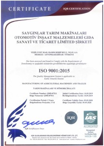 Double <span class=keywords><strong>Sequentia</strong></span> Độc Lập Và Máy Ủ Ngô Từ Thổ Nhĩ Kỳ Sản Xuất Tại Thổ Nhĩ Kỳ - Product Image 4