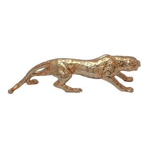 Léopard Jaguar Figurine En Métal - Product Image 3