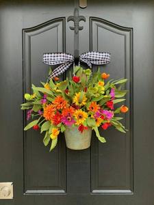 Steel Gold Star <b>Door</b> <b>Wreath</b> <b>Hanger</b> - Product Image 3