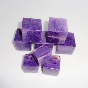 Lote al por mayor de cubos de cristal de charoita de alta calidad cuentas de ópalo natural cuarzo espiritual curación Chakra Reiki decoración del hogar regalos - Product Image 2