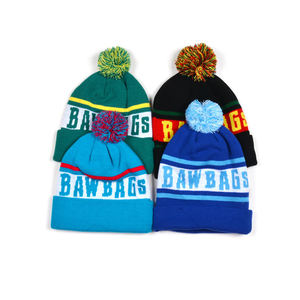 Thiz International personalizado Unisex 100% acrílico invierno esquí Beanie Color sólido liso sombrero/gorro cálido gorra deportiva - Product Image 3