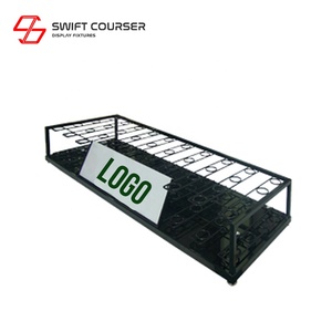 Support d'affichage pour clubs de golf à faire soi-même, présentoirs de magasin, ensemble en métal et fer, bannière, support de sol - Product Image 3