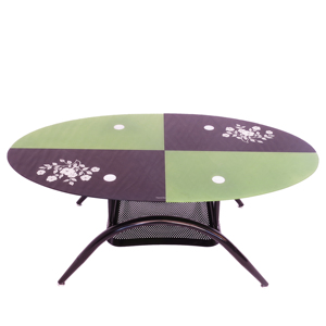 Trung Tâm Bàn Cà Phê Nhà Máy Tempered Glass Trung Quốc Với Thiết Kế Hoa Văn In Ấn Nội Thất Phòng Khách Hiện Đại Sang Trọng 30-45 Ngày - Product Image 5