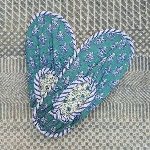 Pantuflas de Tela con Estampado de Bloques Personalizadas de Alta Calidad con Suela Antideslizante, Cálidas, Ligeras, para Baño, Playa, Descanso, Accesorios para Calzado - Product Image 3