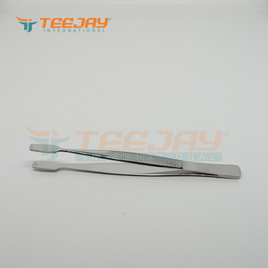 Pinzas de Acero Inoxidable Pulido Plateado para Coleccionistas de Sellos/Monedas/Vidrio, Punta de PVC, 12.5CM de Longitud, Manipulación Sensible para Laboratorio - Product Image 5