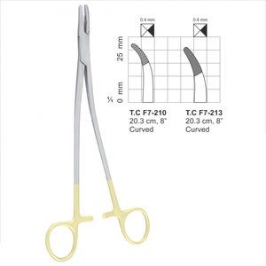 Porte-aiguille Mayo Hegar à pointe fine avec manche en or Instruments médicaux en acier inoxydable de qualité chirurgicale fabriqués au Pakistan - Product Image 5