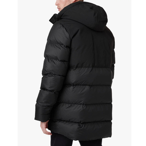 Chaqueta Bomber Personalizada, Acolchada, de Alta Calidad, Negra, para Hombre, Informal, Tejida, 100% Poliéster, con Capucha, Impermeable, para Invierno - Product Image 2