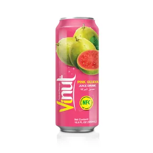 16.9 fl oz VINUT NFC Canned Pink Guava Juice Drink