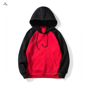 Sweatshirts à capuche sur mesure pour hommes, sweatshirts à la mode imprimés à motif uni, fermeture éclair de grande taille anti-rétrécissement, vente en gros OEM d'usine - Product Image 1