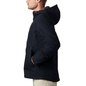 Softshell <b>Men's</b> Blue Gray Fleece <b>Jacket</b> <b>Half</b>-<b>Zip</b> Windproof Breathable Sporty Regular Fit Polyester Winter Outdoor Hooded - Product Image 5