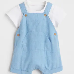 Baby Jongens Zomer Kinderkleding Baby Jongens Korte Mouw Streep T-shirt Shorts 2Pc Casual Set Pak Kinderkleding sets
