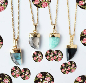 Nouveau collier pendentif en argent sterling 925 à la mode avec pierre précieuse en forme de poire améthyste de 15mm pour cadeau de fête pour femmes - Product Image 2