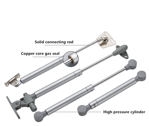 Altro Hardware per mobili molla a Gas per armadio a chiusura chiusa 60N 80N 120N per armadio argento/grigio sollevare la molla a Gas idraulica - Product Image 6