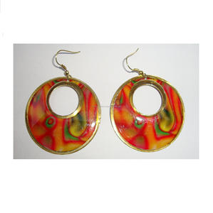 Simple Dangle Earrings Handmade Jewelry Wholesale Geometric Earring - Product Image 1