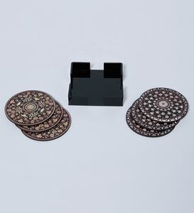 Multicolour <b>Wood</b> <b>Coasters</b> - Product Image 3