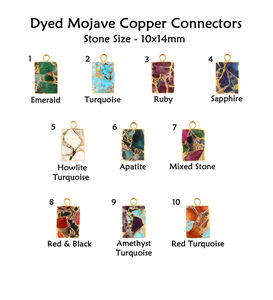 ขั้วต่อทรงสี่เหลี่ยมผืนผ้า14x10มม. ทำจากทองเหลืองชุบด้วยไฟฟ้าสีทอง14x10มม. - Product Image 2