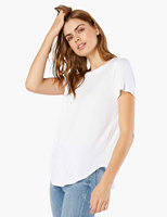 T-shirt de sport décontracté à manches courtes pour femme, vente en gros, impression numérique vierge, séchage rapide, tissu jersey respirant